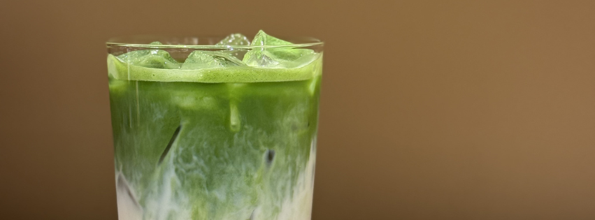 Matcha latte from Café Gogi